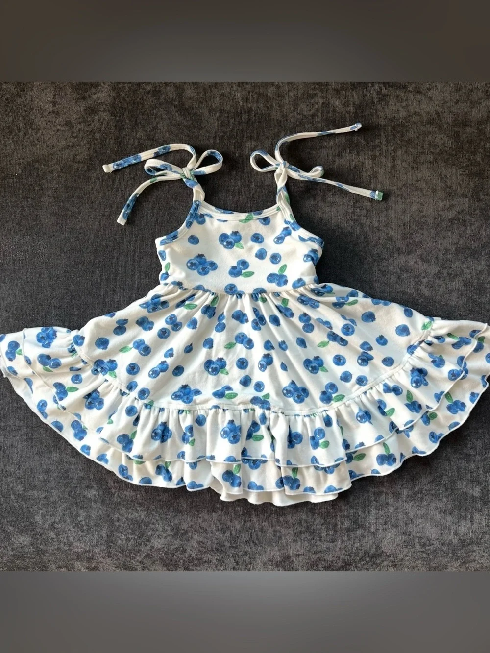 Jane + Jo Girls House Dress in Fresh Berries Size 12 Months